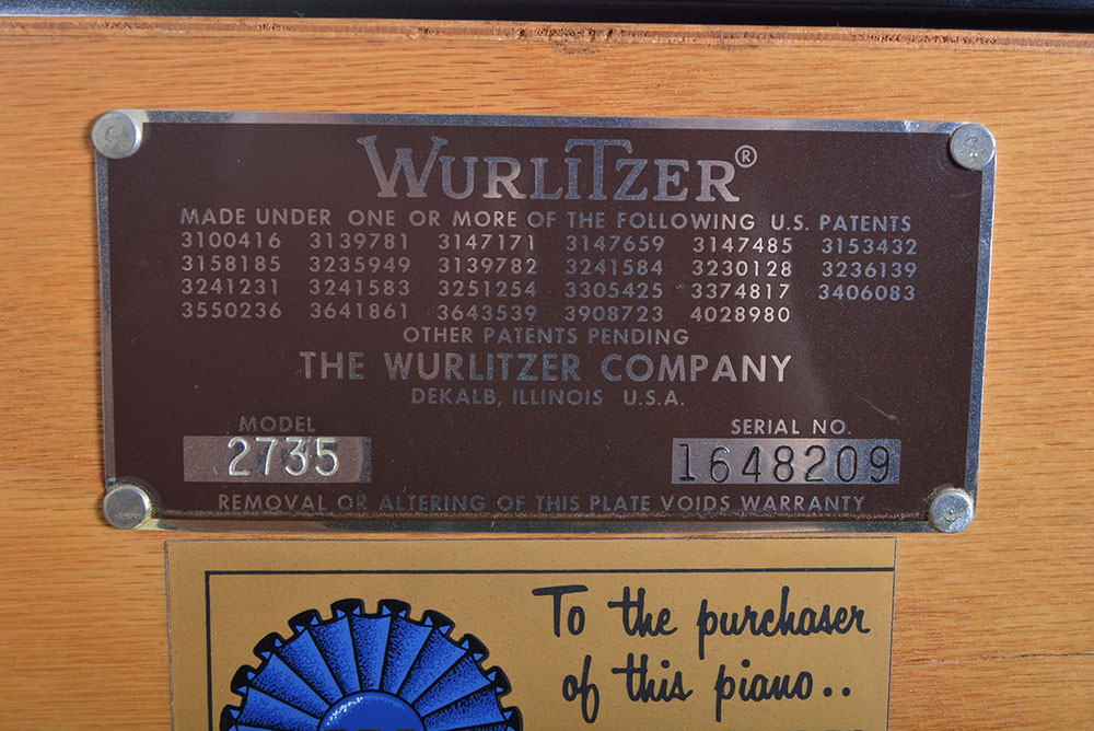 Wurlitzer Upright Studio Piano