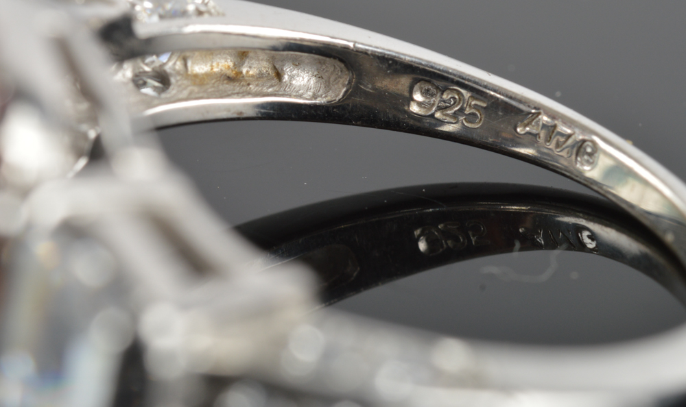 Sterling Silver Cubic Zirconia Ring