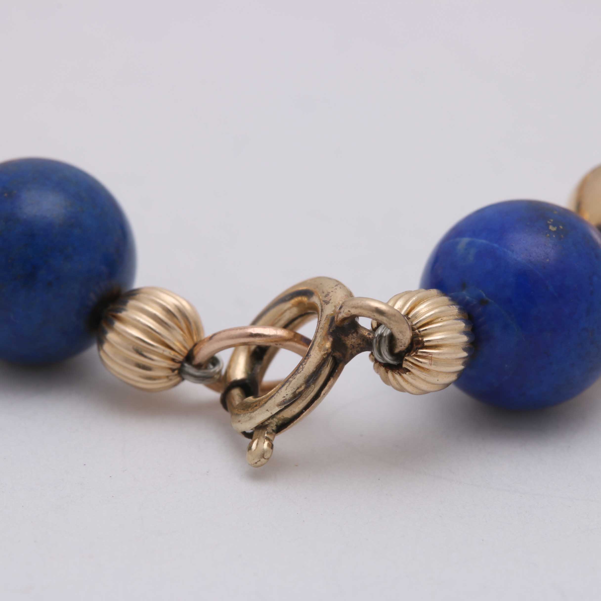 Gold Filled Lapis Lazuli Bracelet