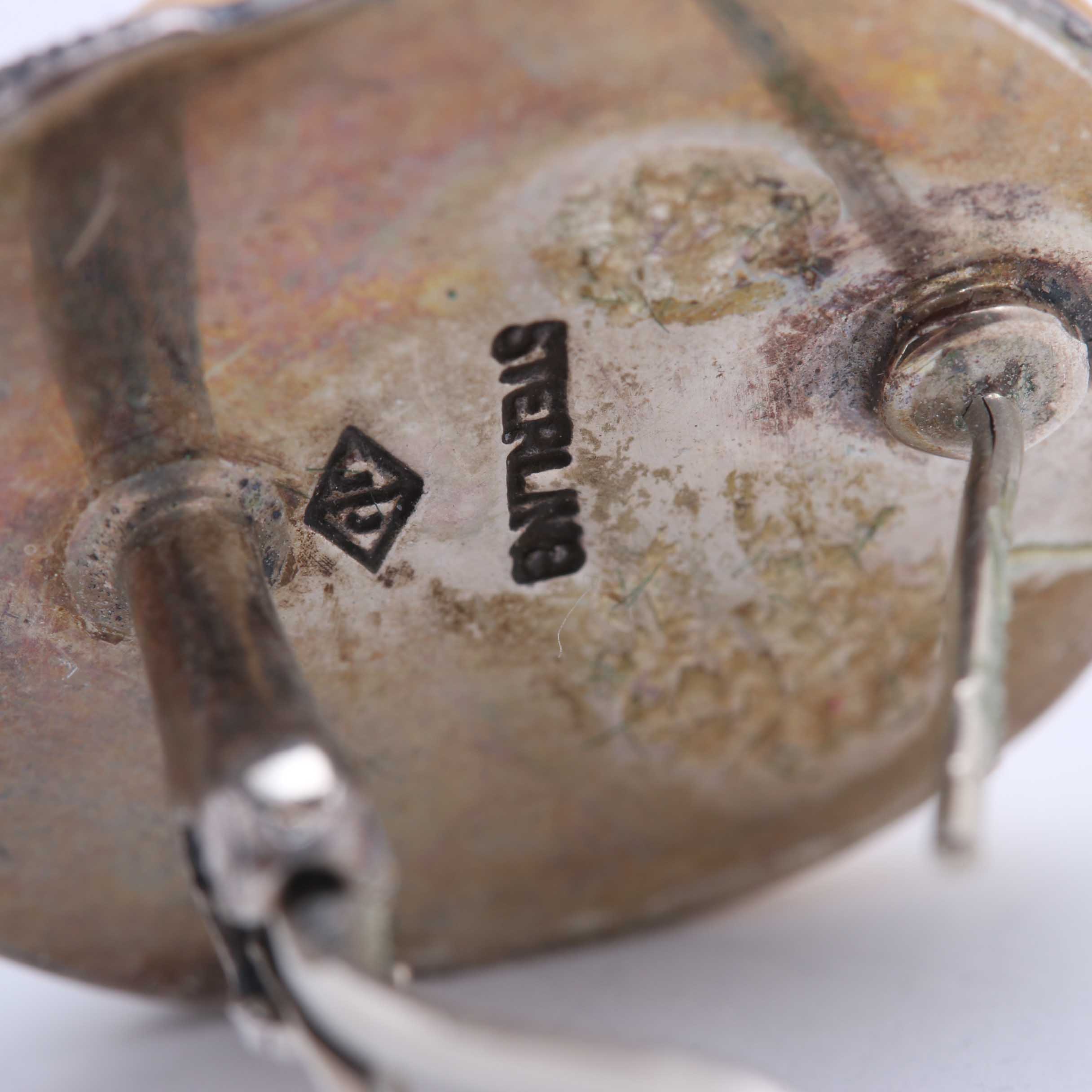 Sterling Silver Marcasite Stone Jewelry