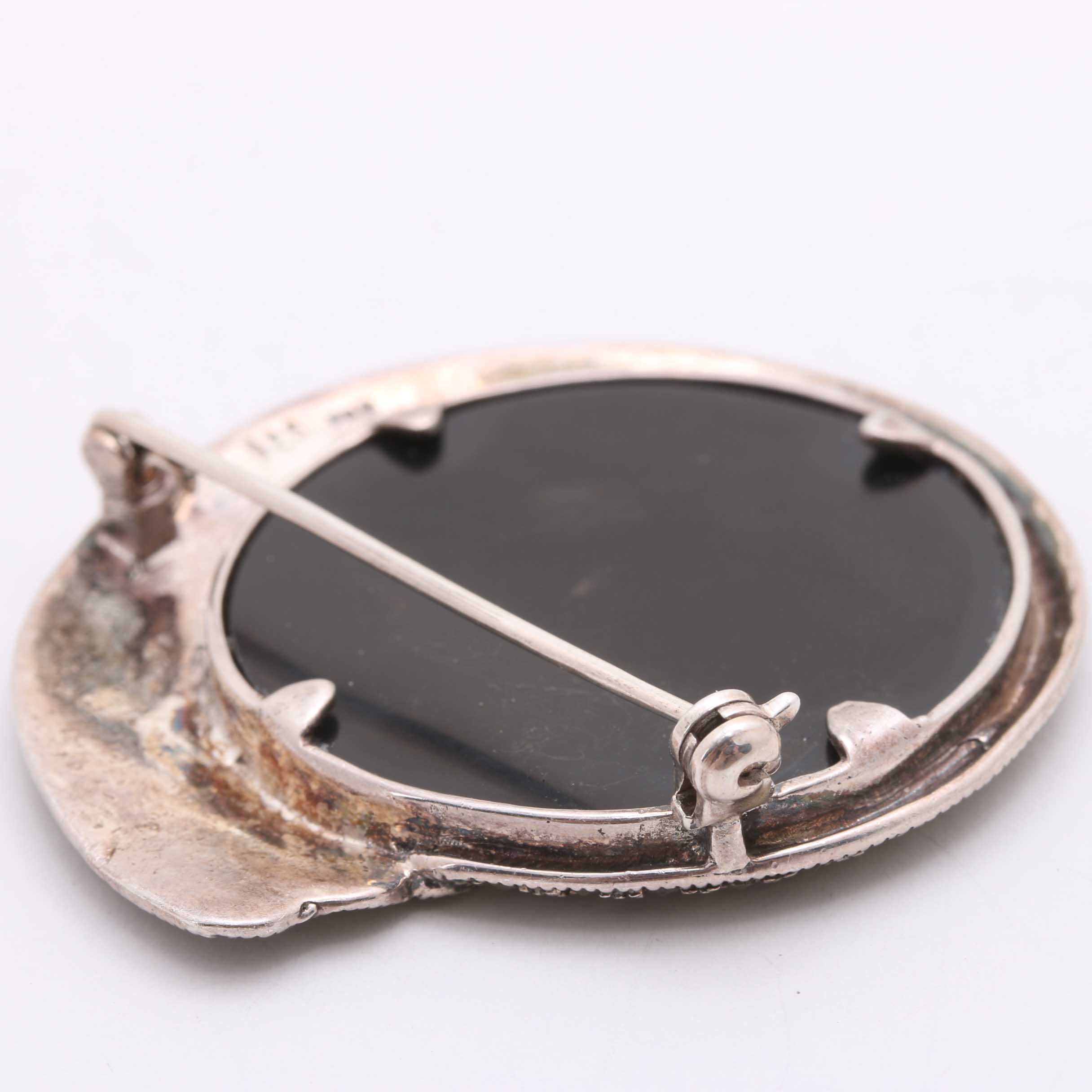 Sterling Silver Marcasite Stone Jewelry