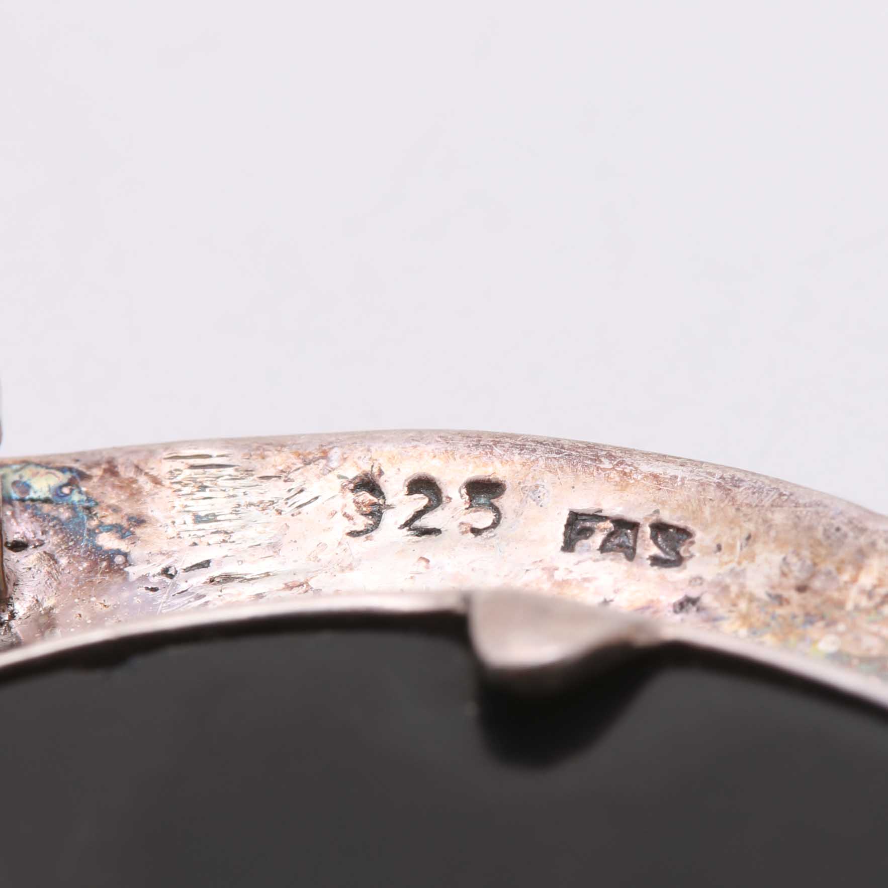 Sterling Silver Marcasite Stone Jewelry