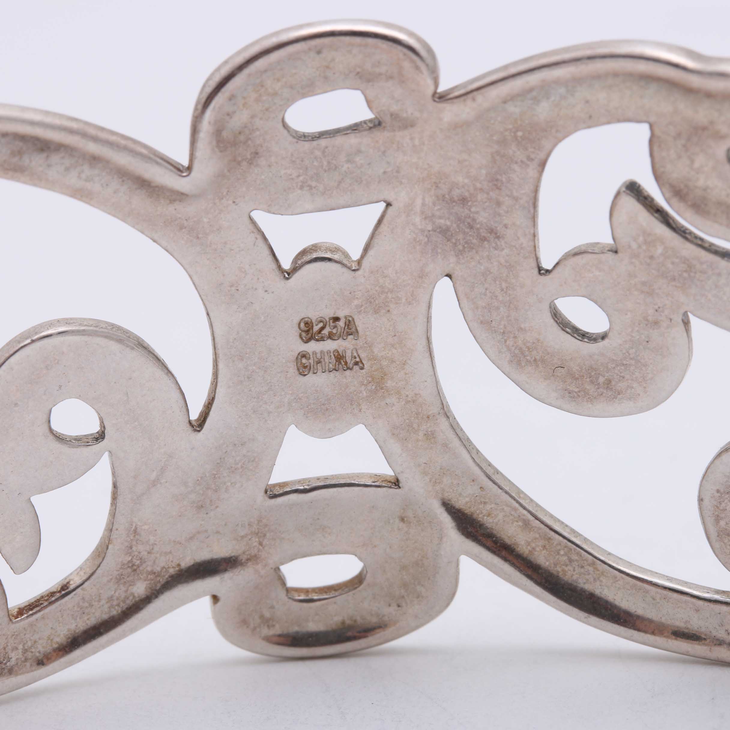 Sterling Silver Marcasite Stone Jewelry