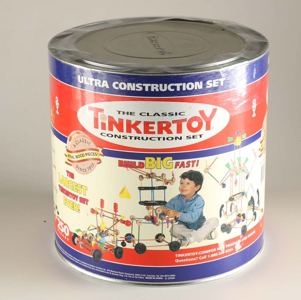 Tinkertoy ultra cheap construction set