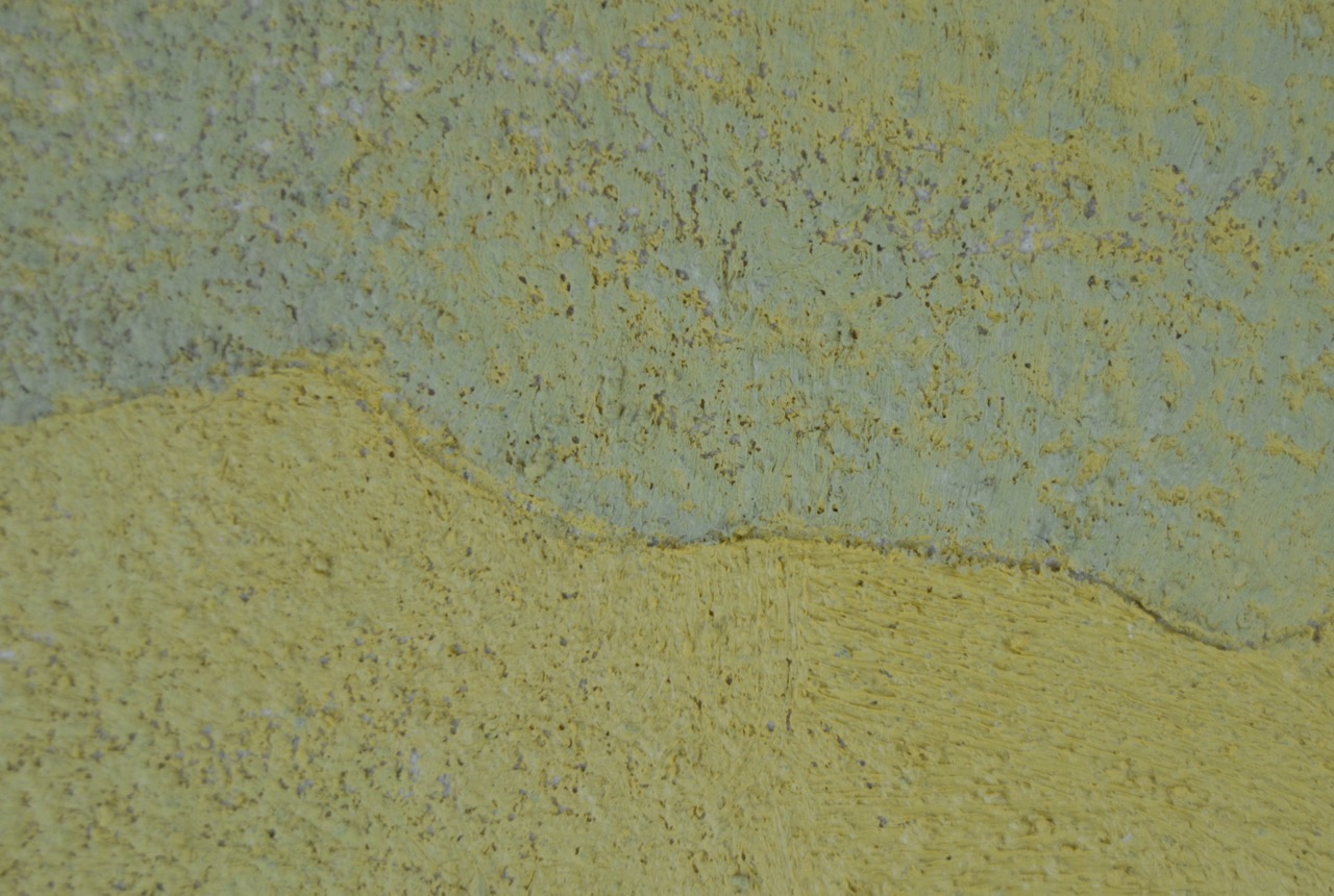 Framed Textured Fantastic Landscape Painting