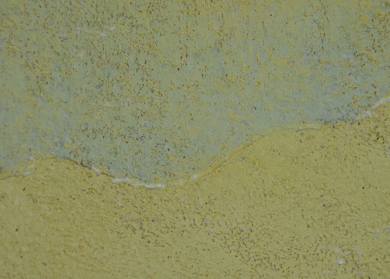 Framed Textured Fantastic Landscape Painting