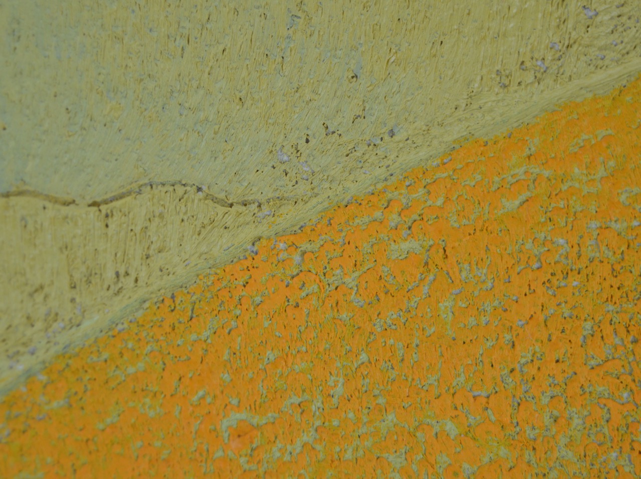 Framed Textured Fantastic Landscape Painting