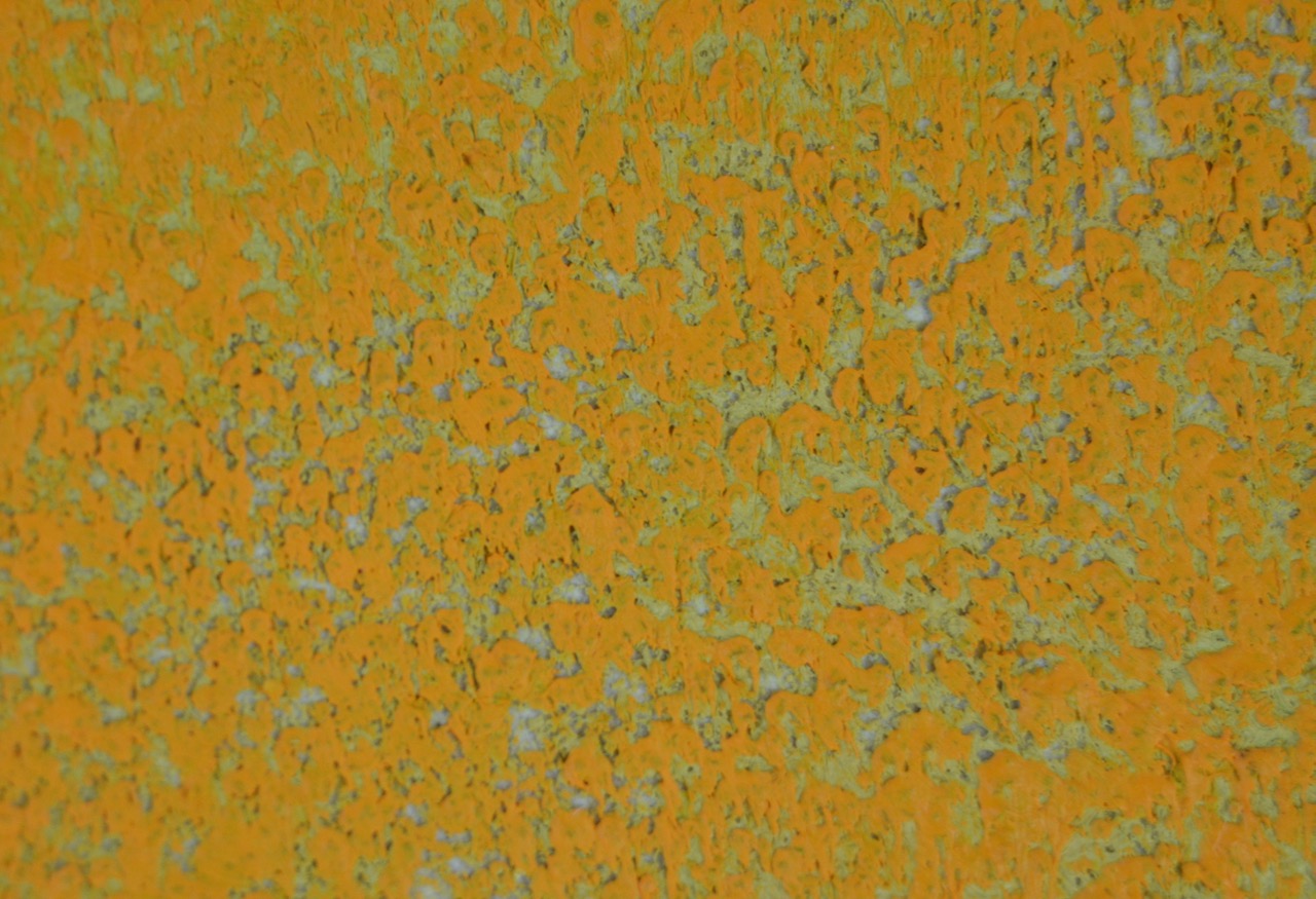 Framed Textured Fantastic Landscape Painting