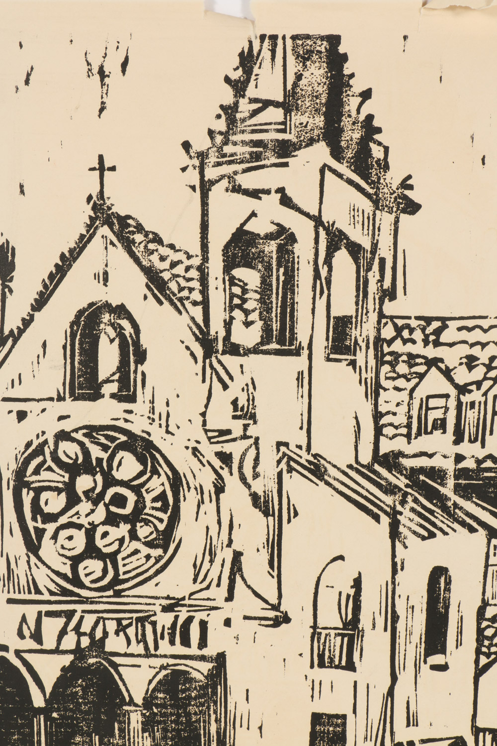 Set of Pressings Including a Bill Ellingson Woodcut