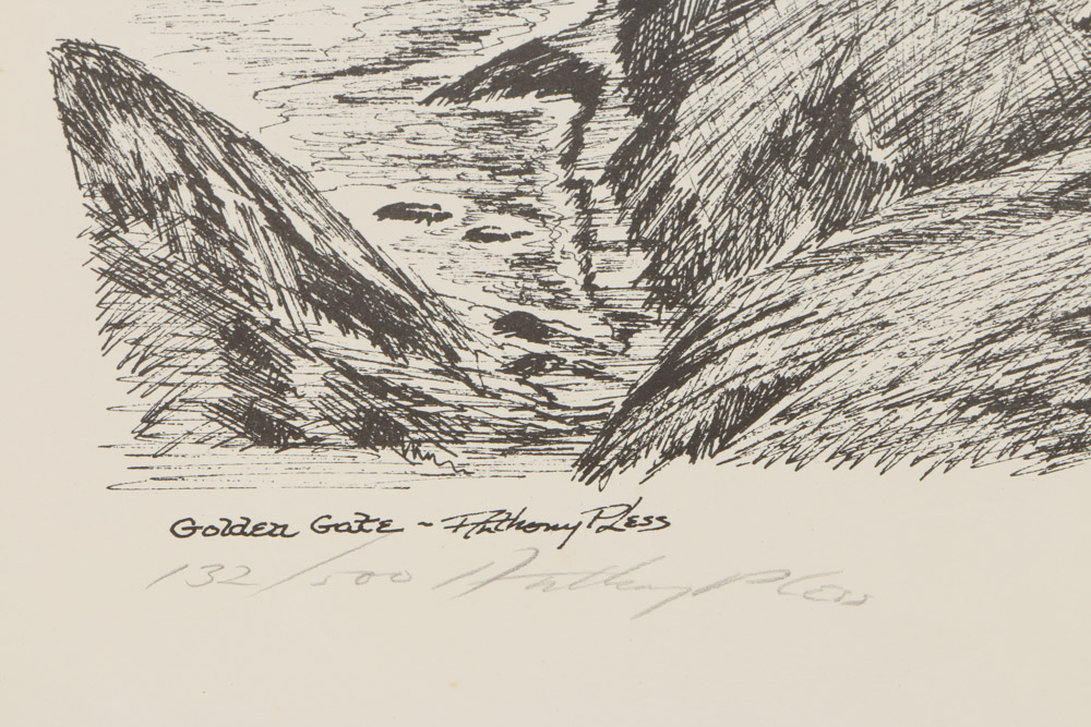 Set of Pressings Including a Bill Ellingson Woodcut