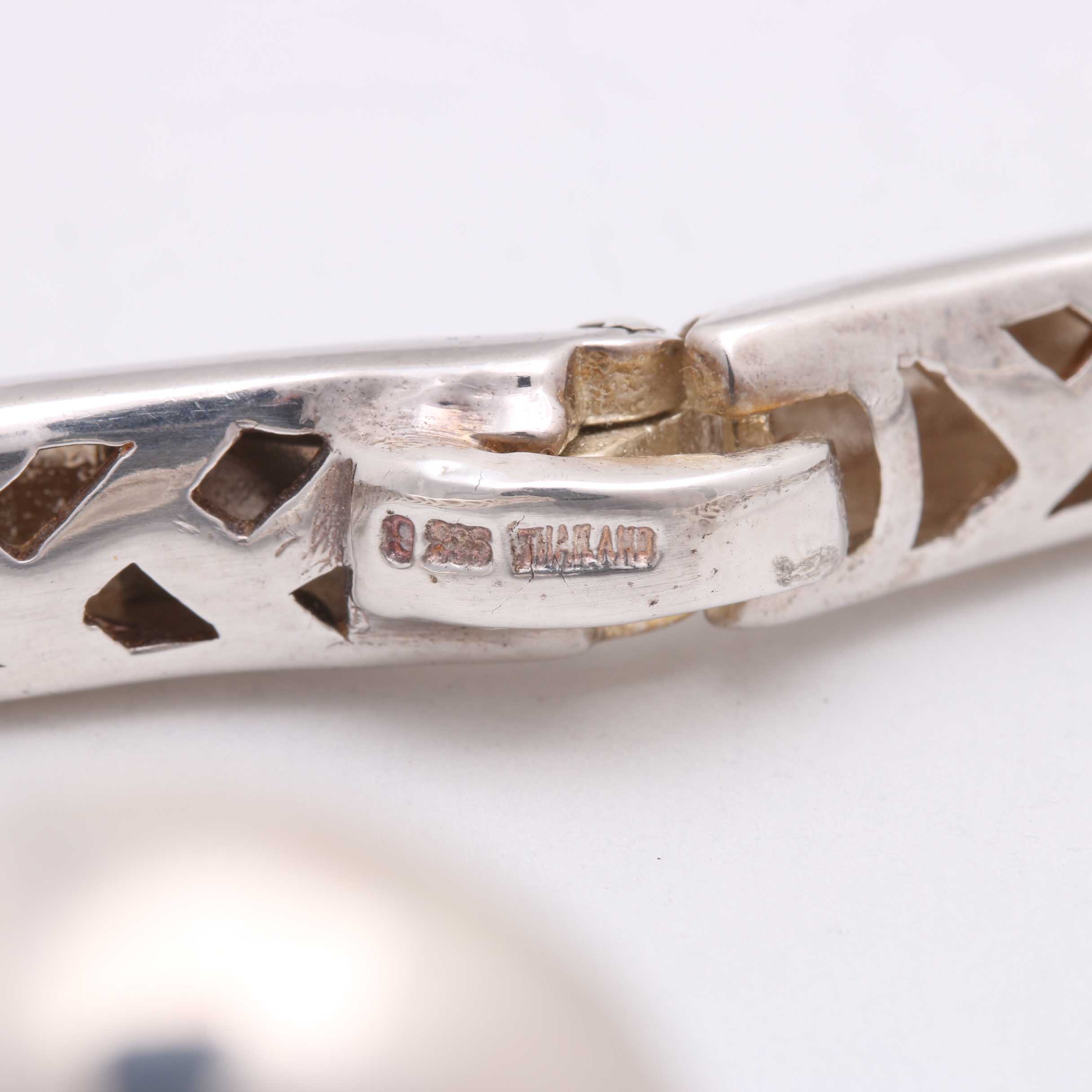 Sterling Silver Bracelets with Amethyst and Topaz