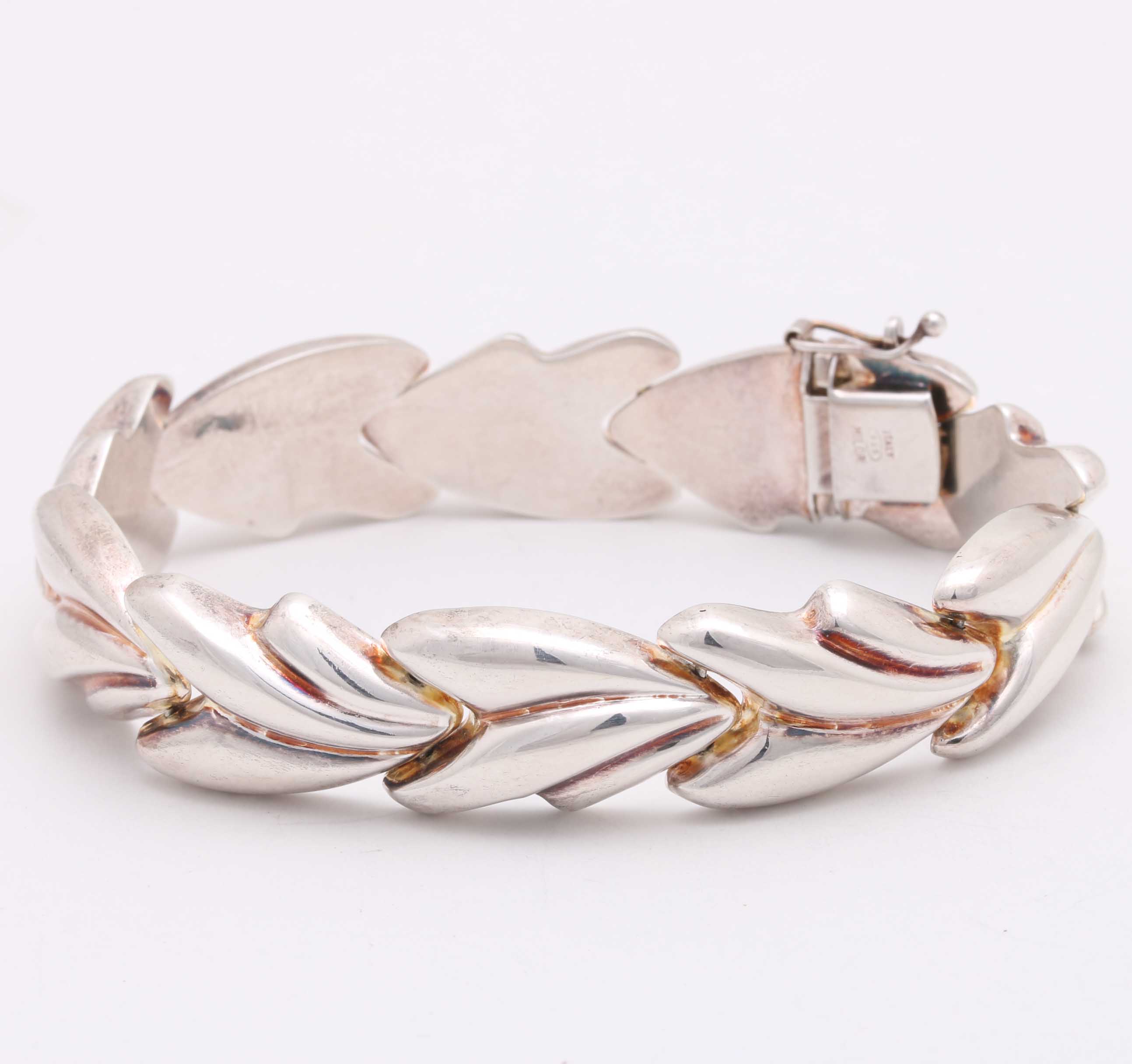 Sterling Silver Bracelets with Amethyst and Topaz