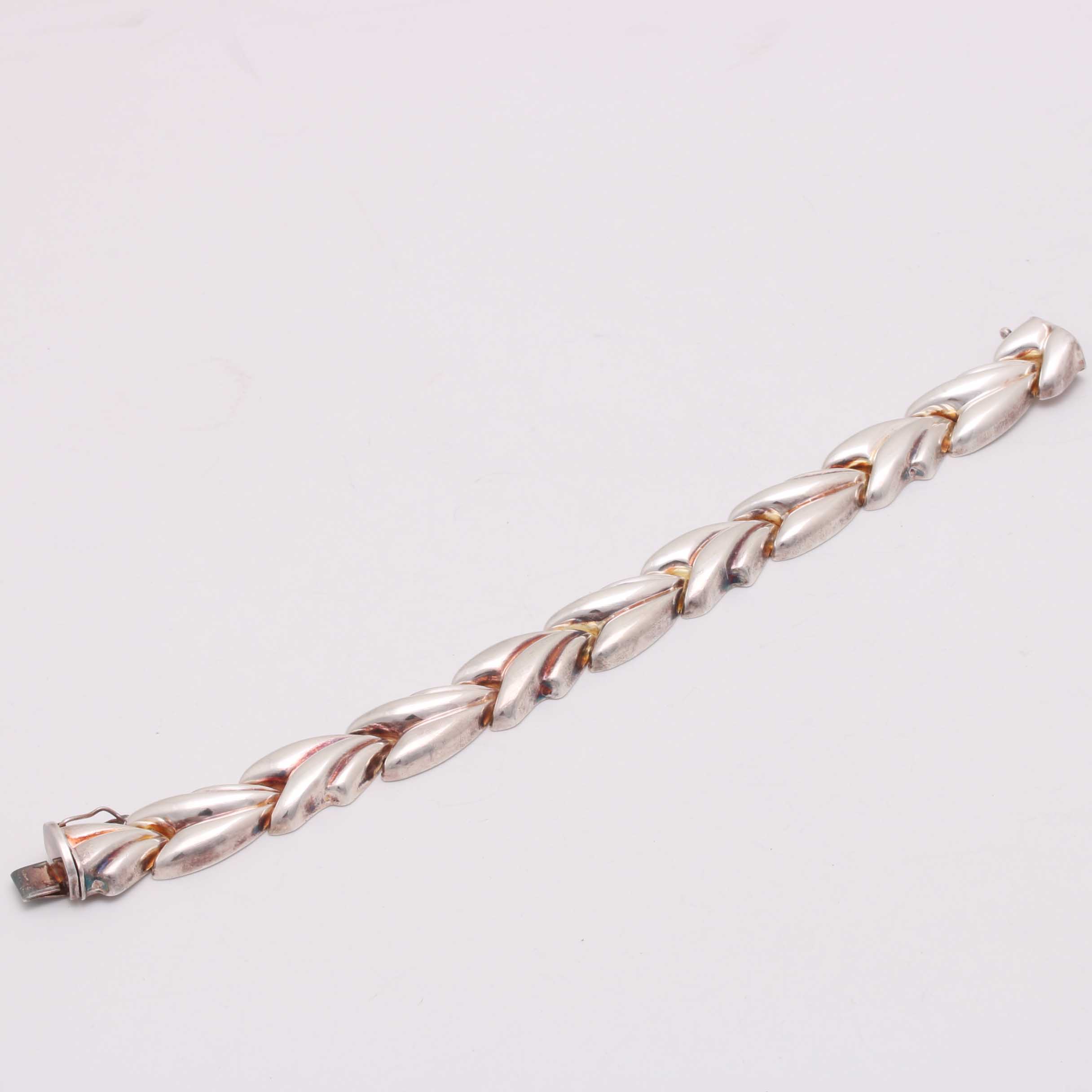 Sterling Silver Bracelets with Amethyst and Topaz