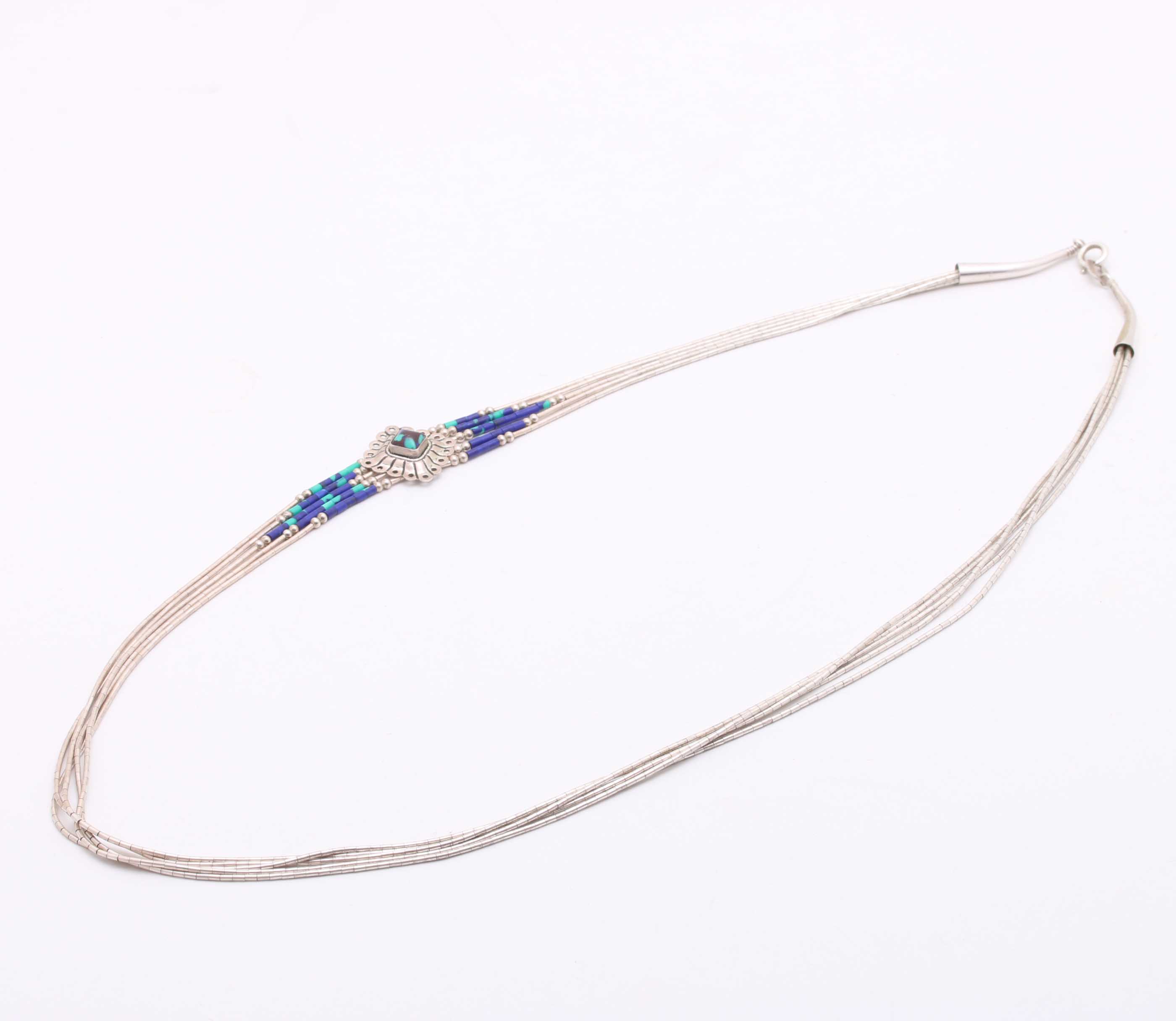 Sterling Silver Necklace, Bracelet and Earring Set