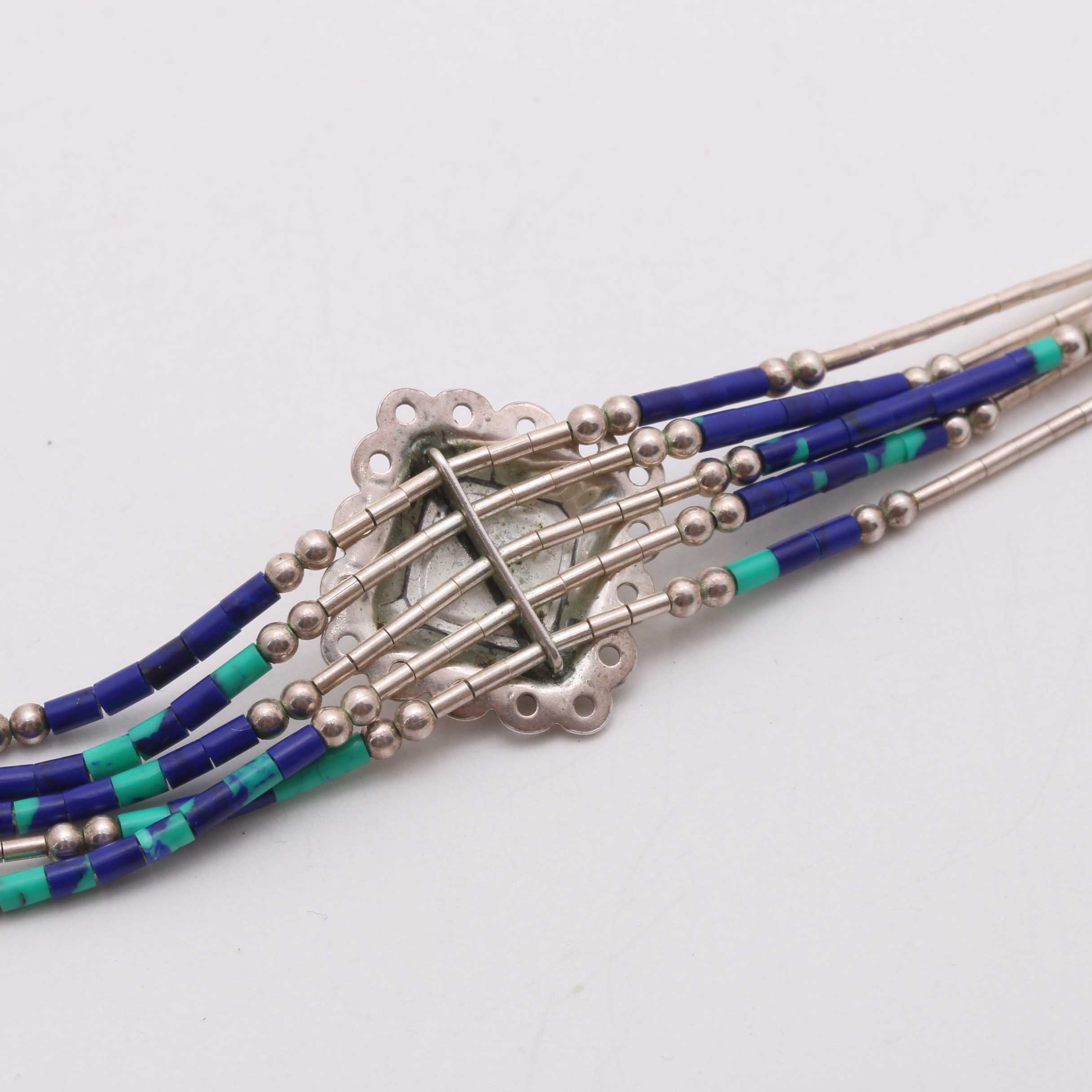 Sterling Silver Necklace, Bracelet and Earring Set