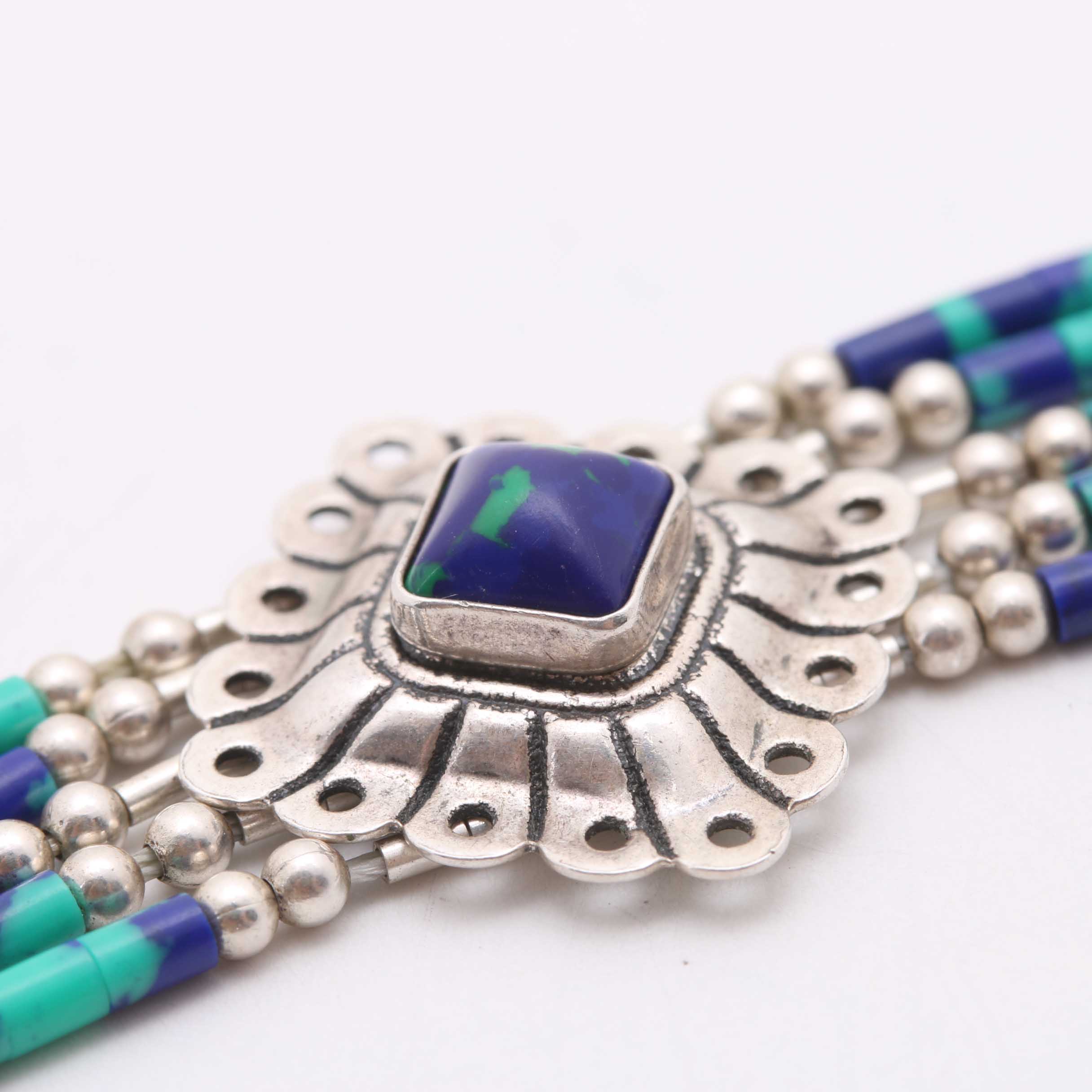 Sterling Silver Necklace, Bracelet and Earring Set