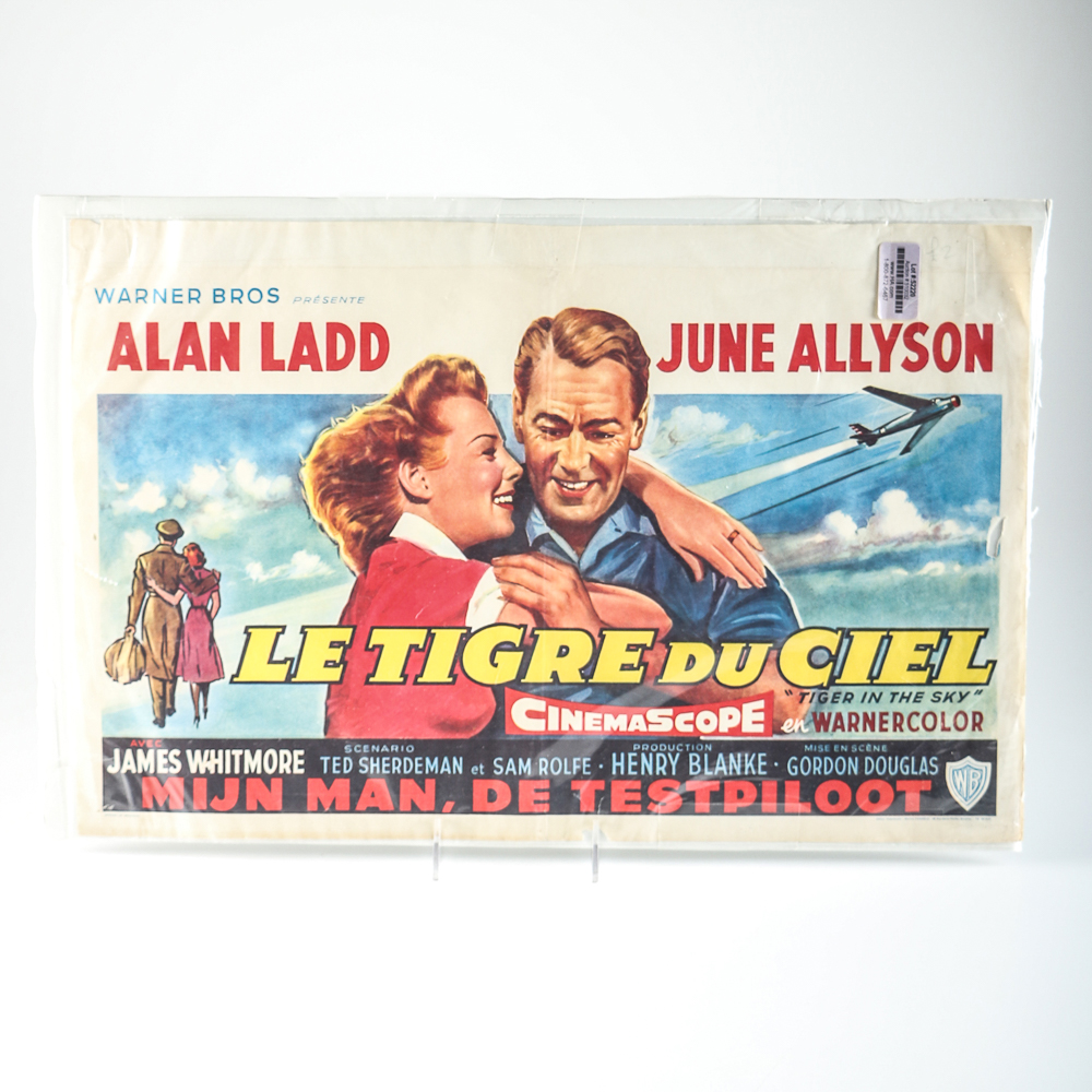 Vintage French Movie Poster "Le Tigre du Ciel"