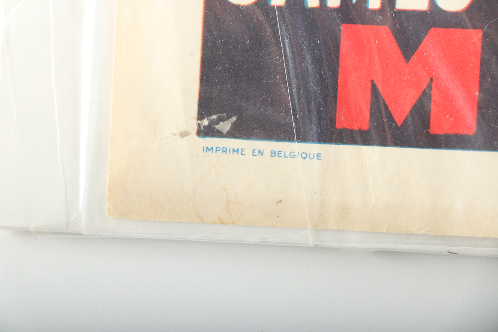 Vintage French Movie Poster "Le Tigre du Ciel"