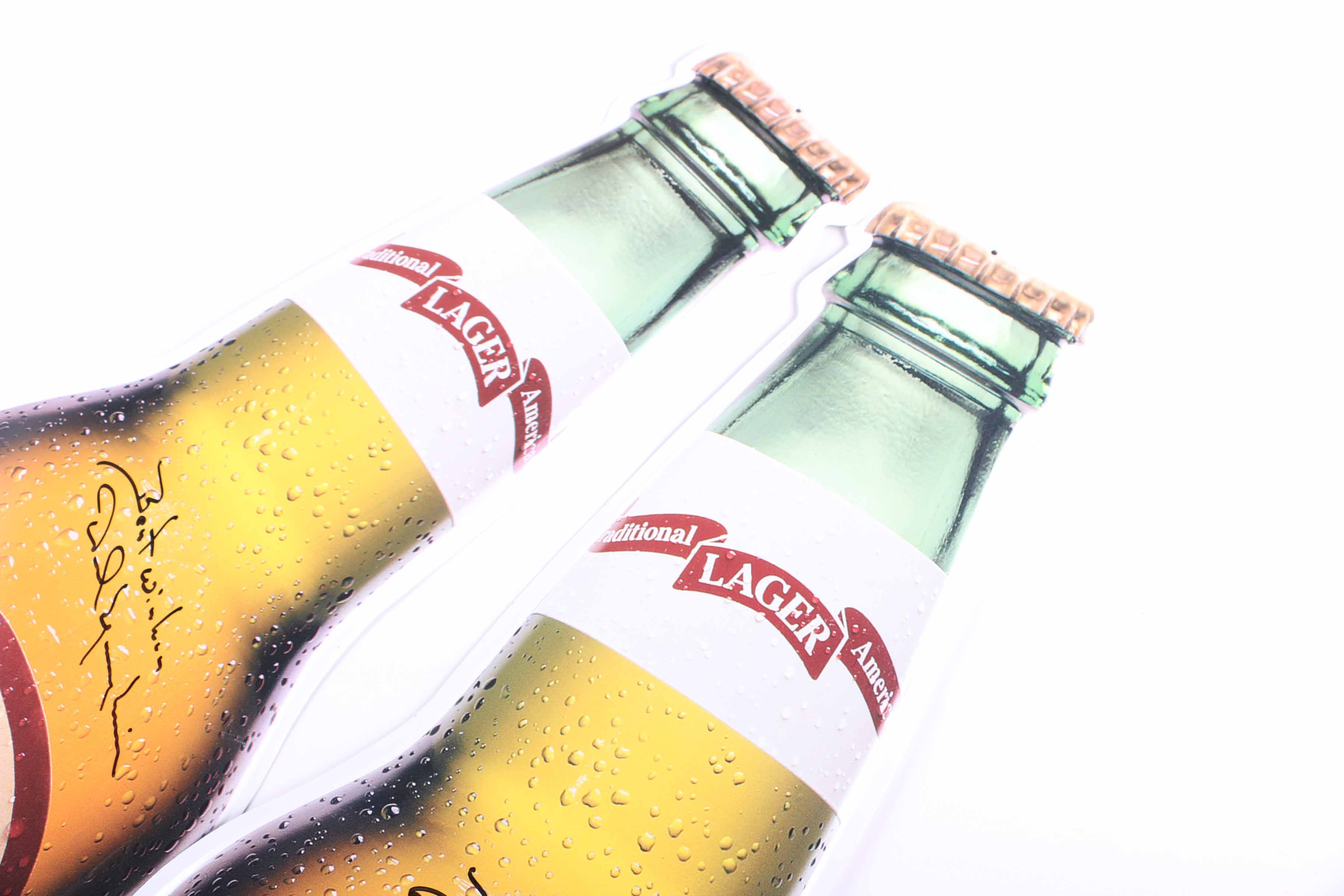 Autographed Yuengling Beer Signs