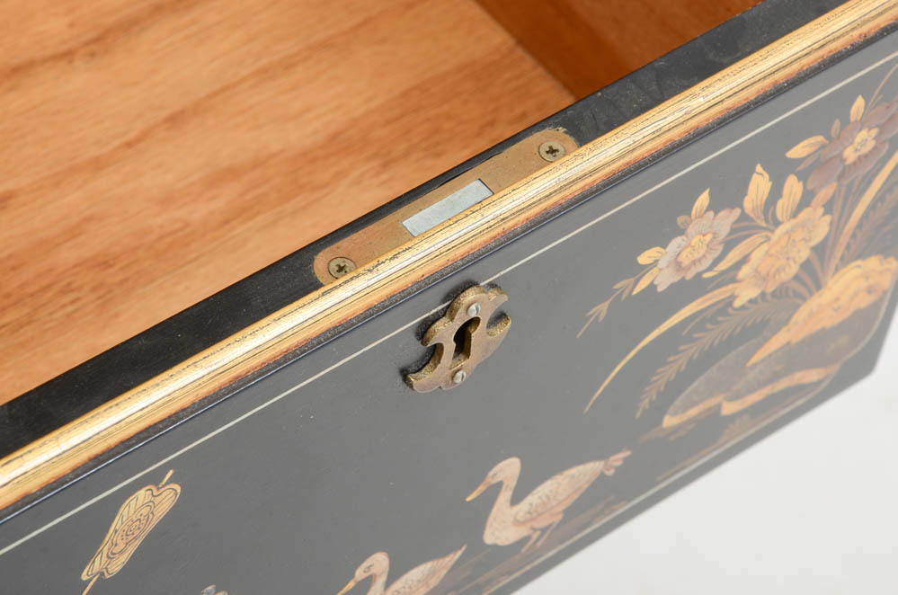 Chinoiserie Queen Anne Style Highboy by Kindel Furniture