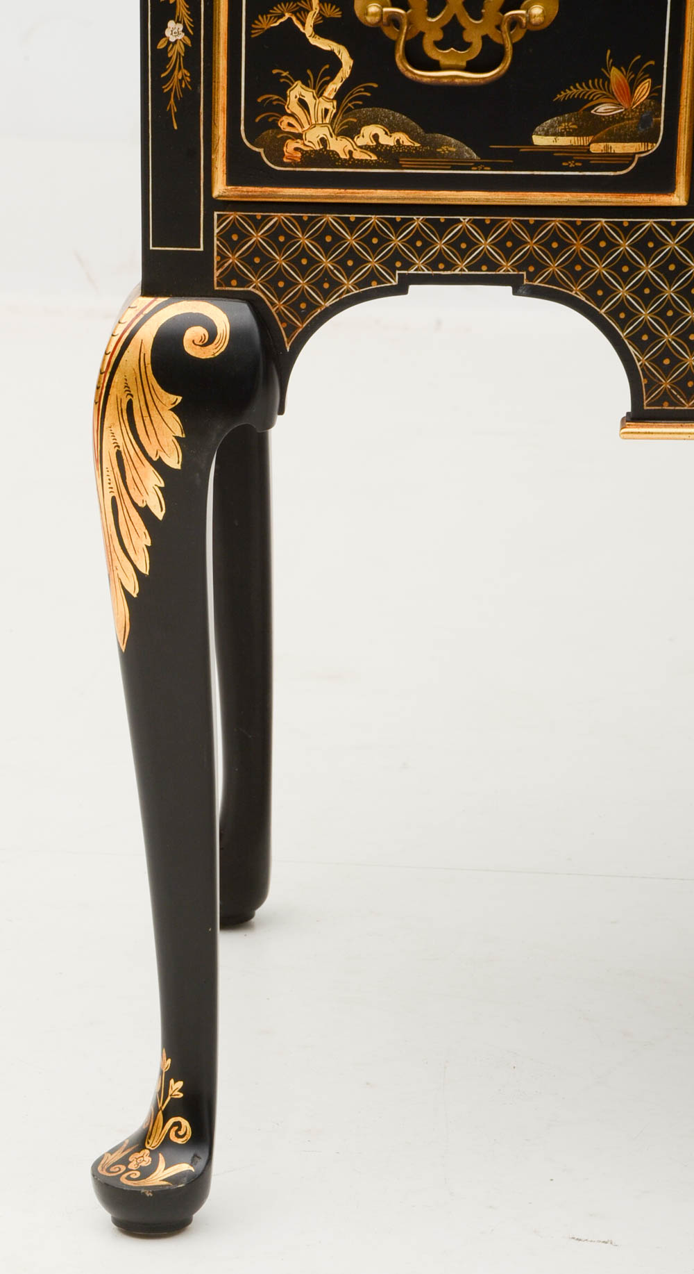 Chinoiserie Queen Anne Style Highboy by Kindel Furniture