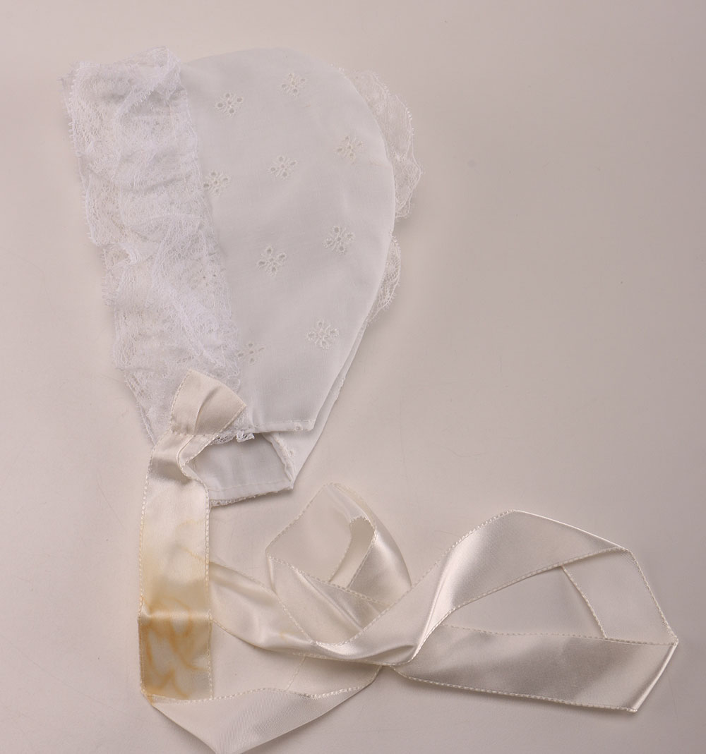 Pair of Vintage Baby Bonnets