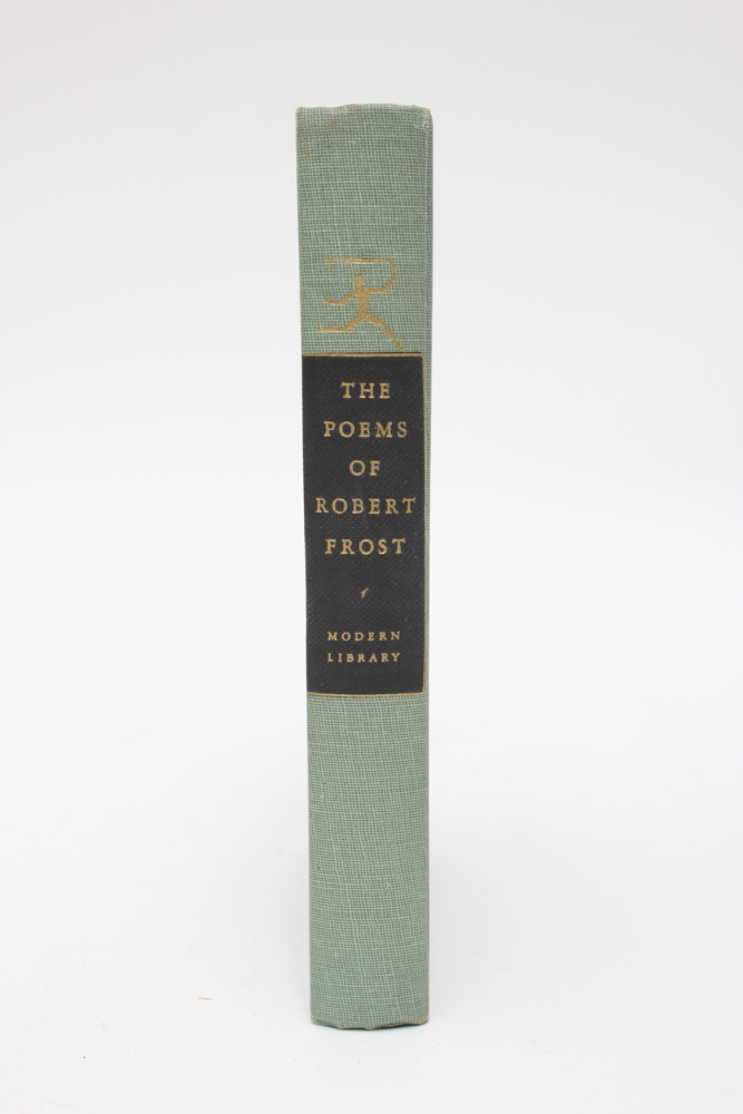 Signed Robert Frost Copy "The Poems of Robert Frost"