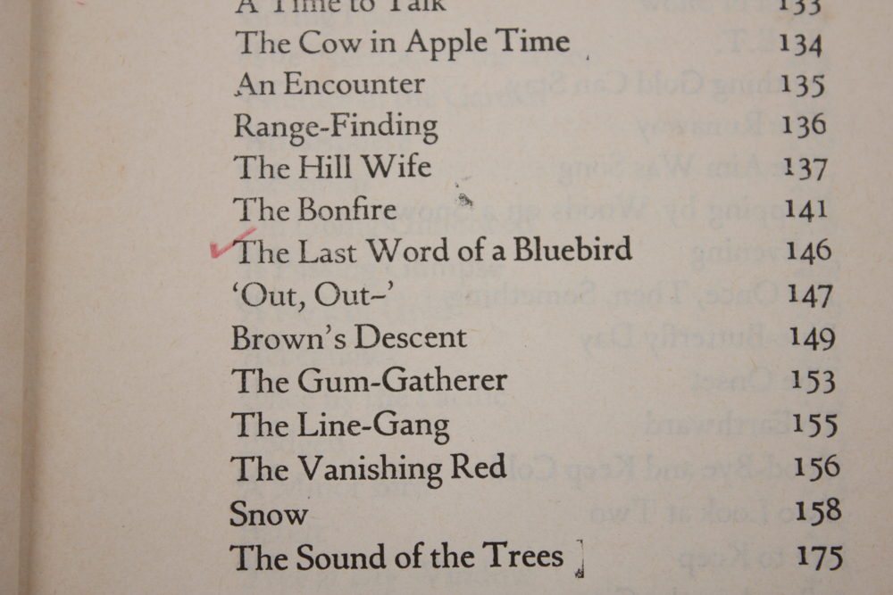Signed Robert Frost Copy "The Poems of Robert Frost"