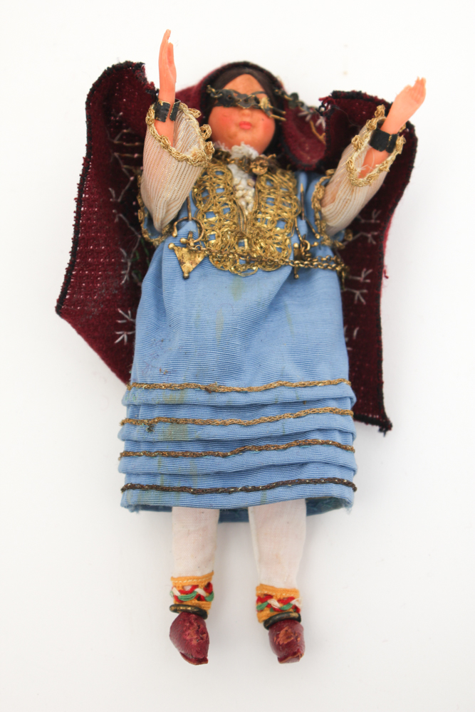 Vintage Folk Costume Dolls From Tunisia