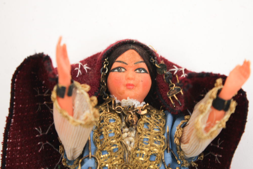 Vintage Folk Costume Dolls From Tunisia