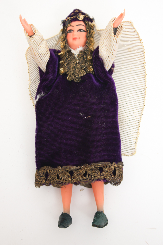 Vintage Folk Costume Dolls From Tunisia