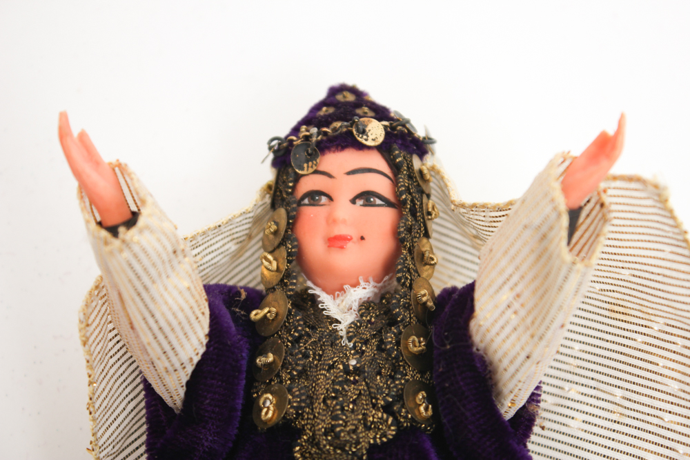 Vintage Folk Costume Dolls From Tunisia