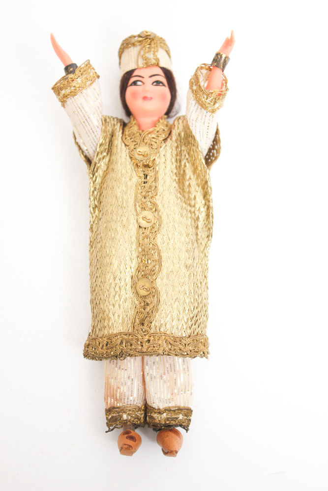 Vintage Folk Costume Dolls From Tunisia