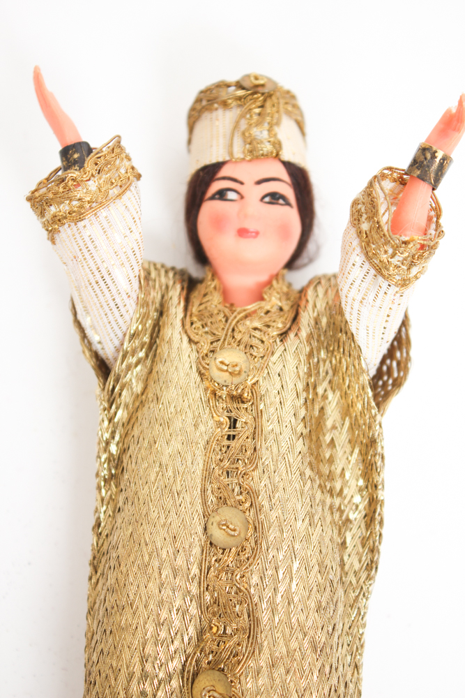 Vintage Folk Costume Dolls From Tunisia