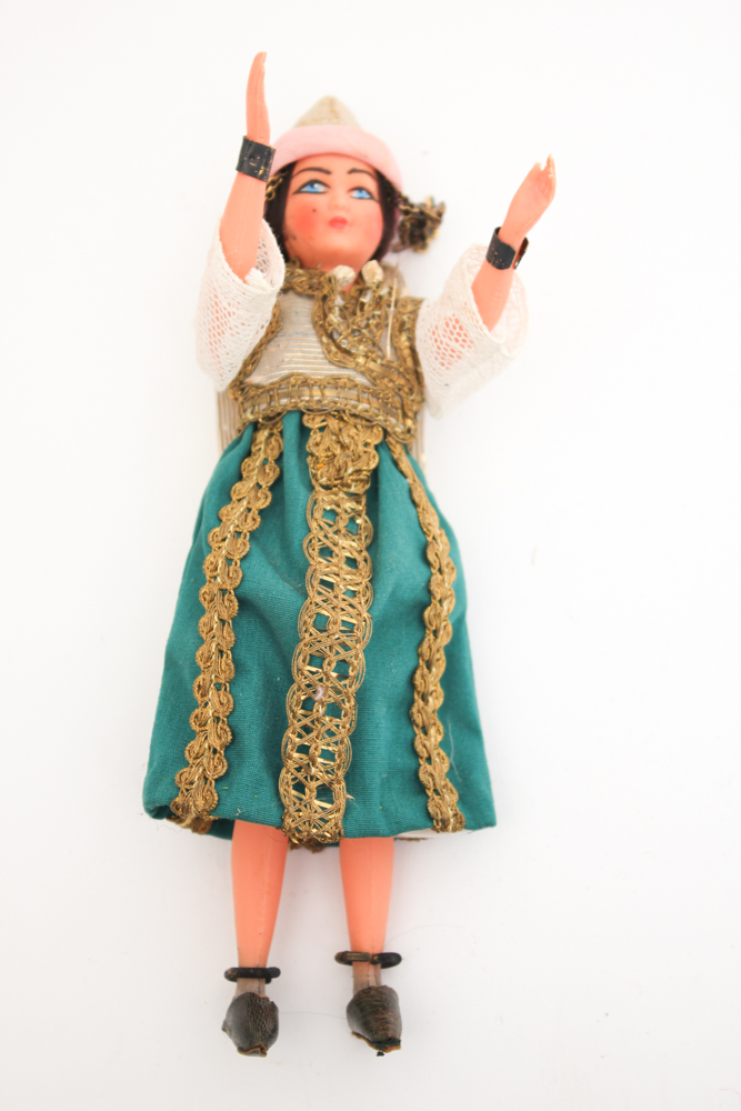 Vintage Folk Costume Dolls From Tunisia