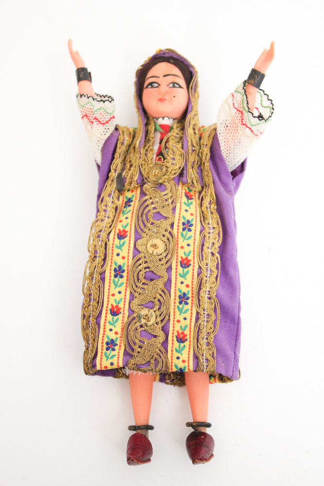 Vintage Folk Costume Dolls From Tunisia