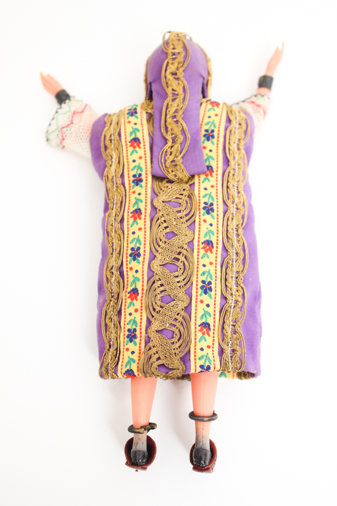 Vintage Folk Costume Dolls From Tunisia