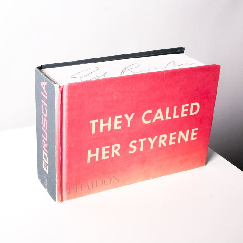 "They Called Her Styrene" by Ed Ruscha, Signed First Edition