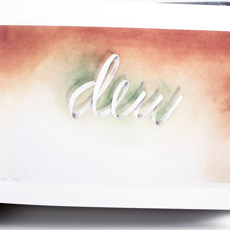 "They Called Her Styrene" by Ed Ruscha, Signed First Edition