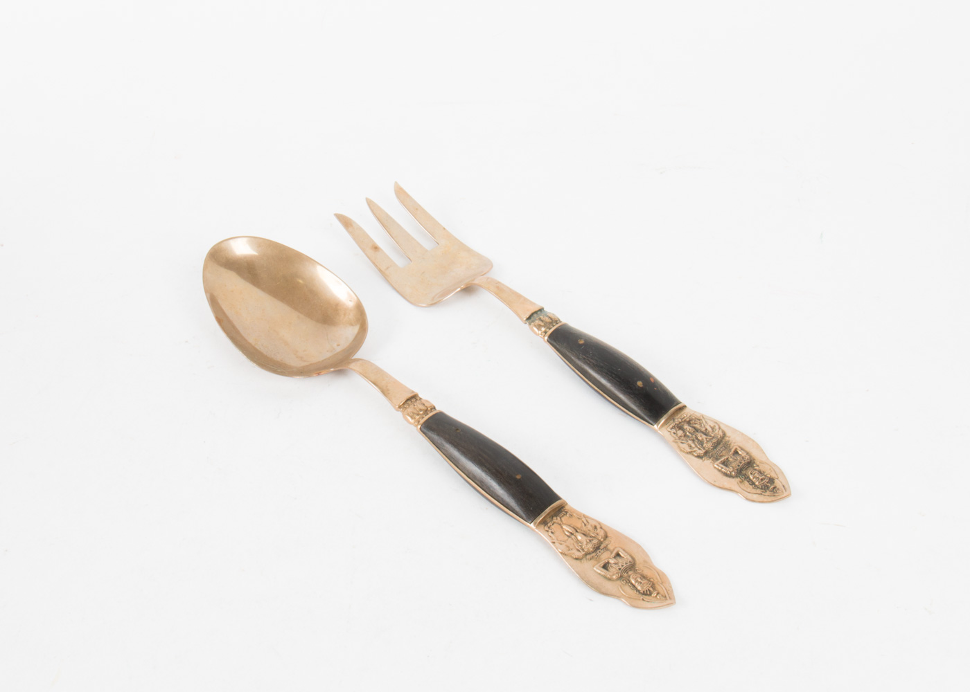 Thai Brass Serving Utensils