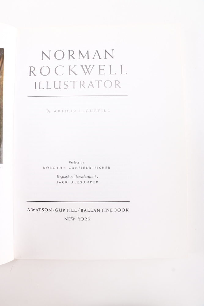 Pair of Books on Walt Disney and Norman Rockwell