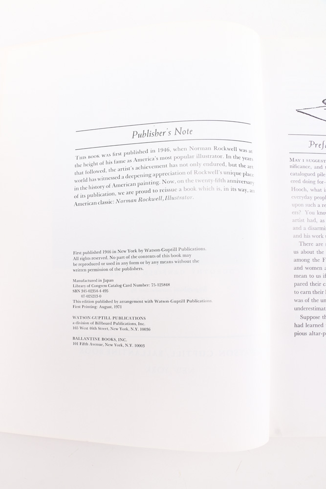 Pair of Books on Walt Disney and Norman Rockwell