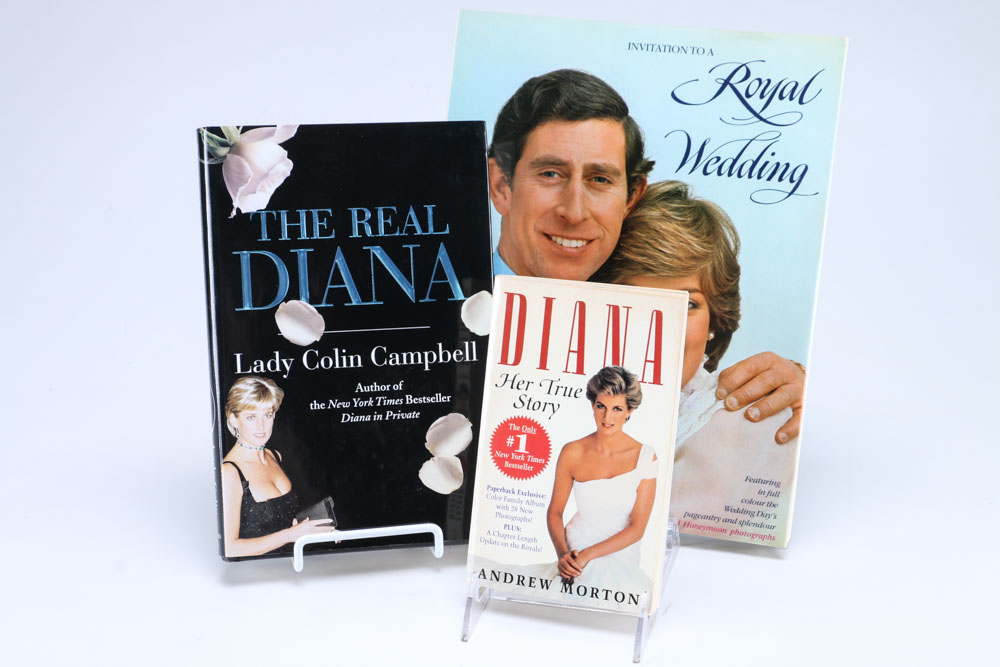Set of Three Books on Princess Diana