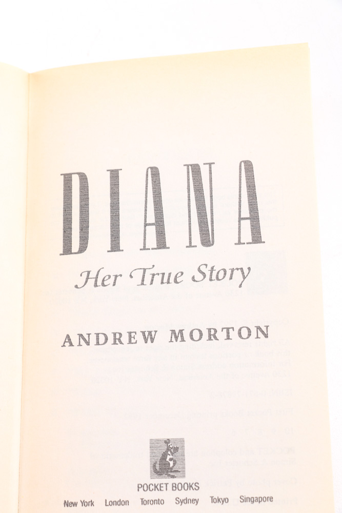 Set of Three Books on Princess Diana