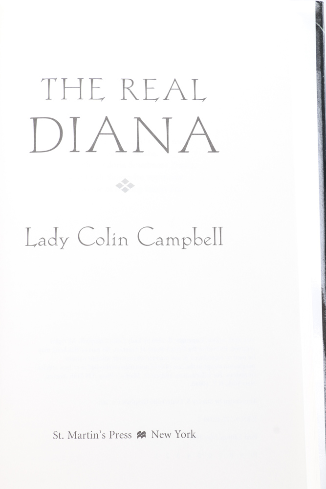Set of Three Books on Princess Diana