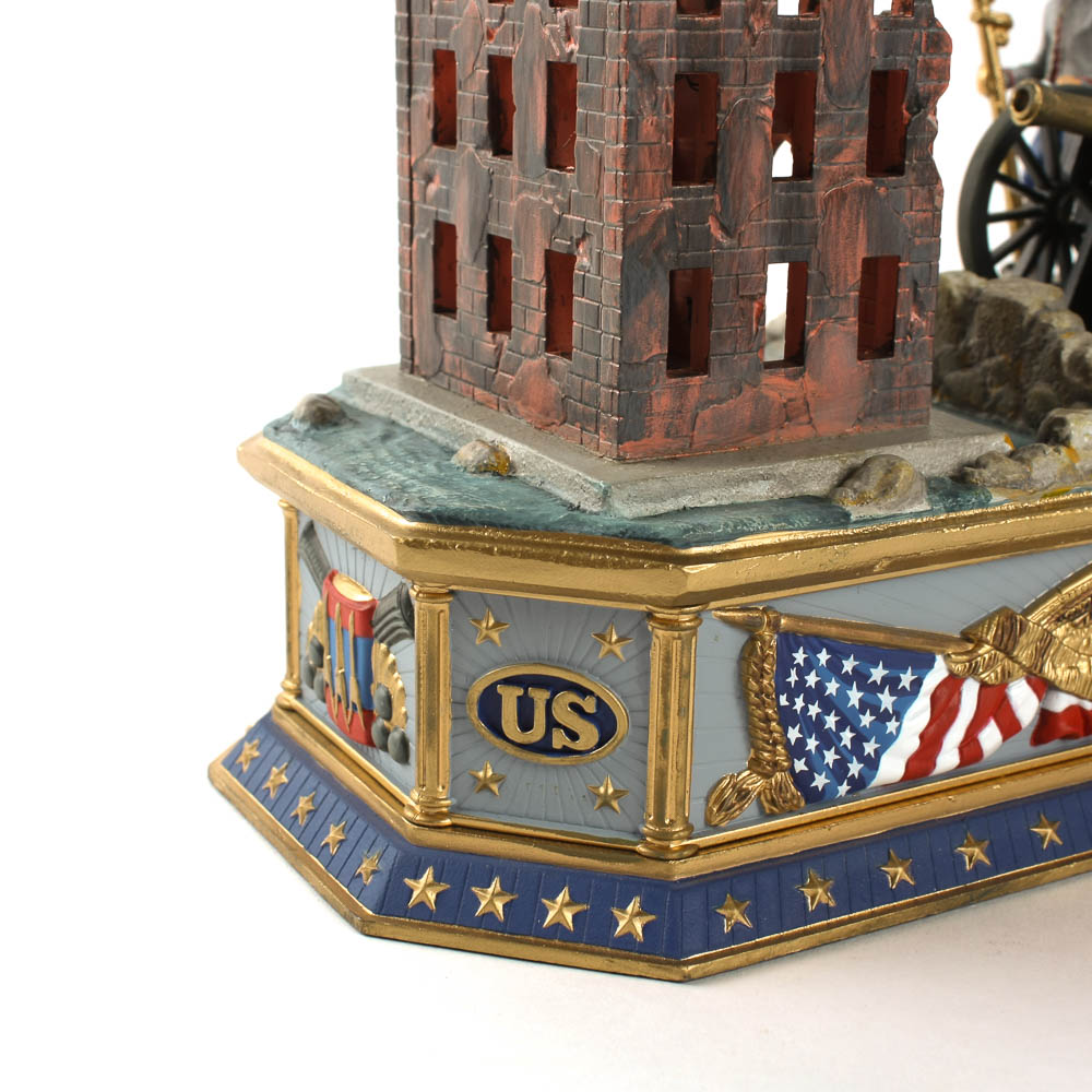 Franklin Mint "Battle of Fort Sumter" Civil War Mechanical Bank