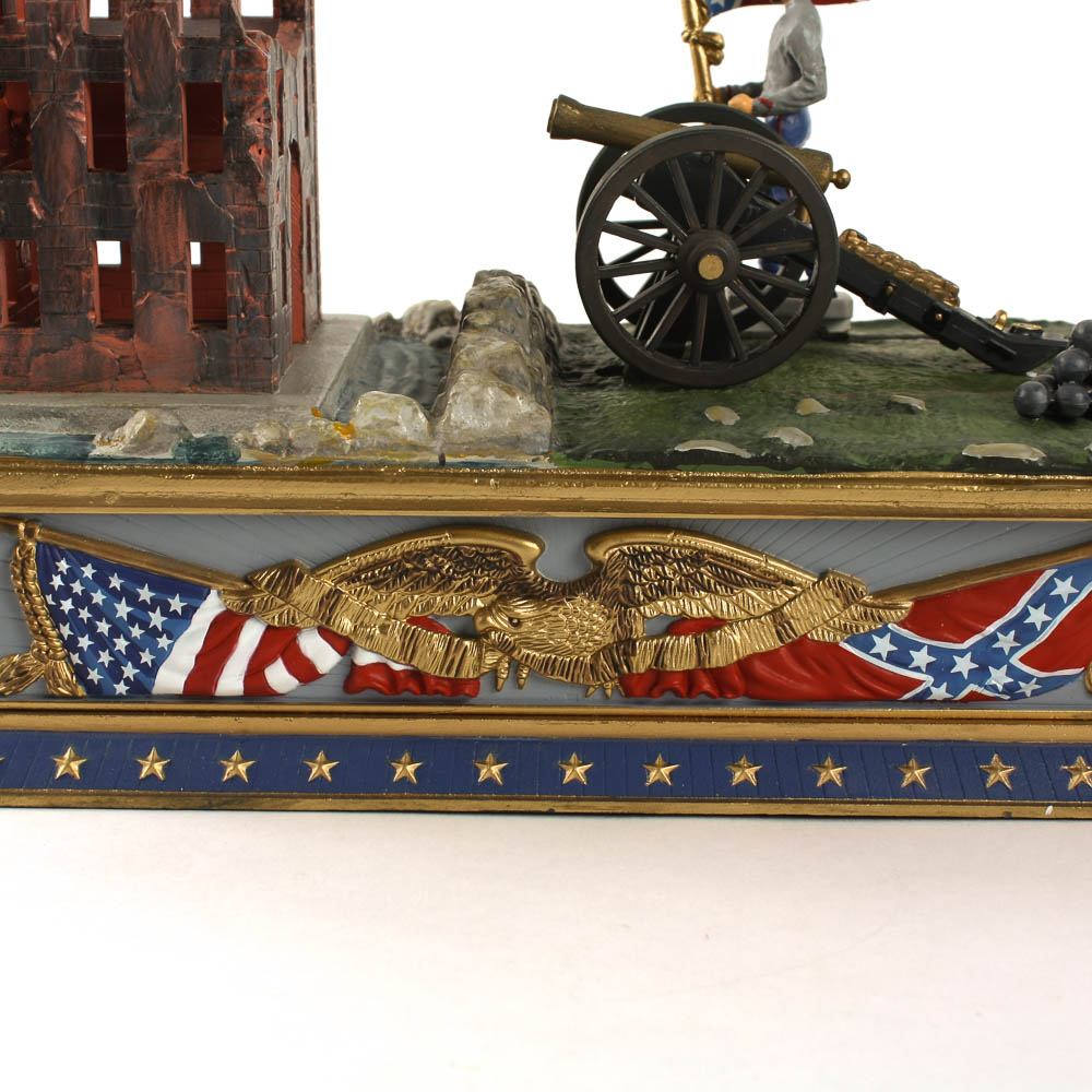 Franklin Mint "Battle of Fort Sumter" Civil War Mechanical Bank
