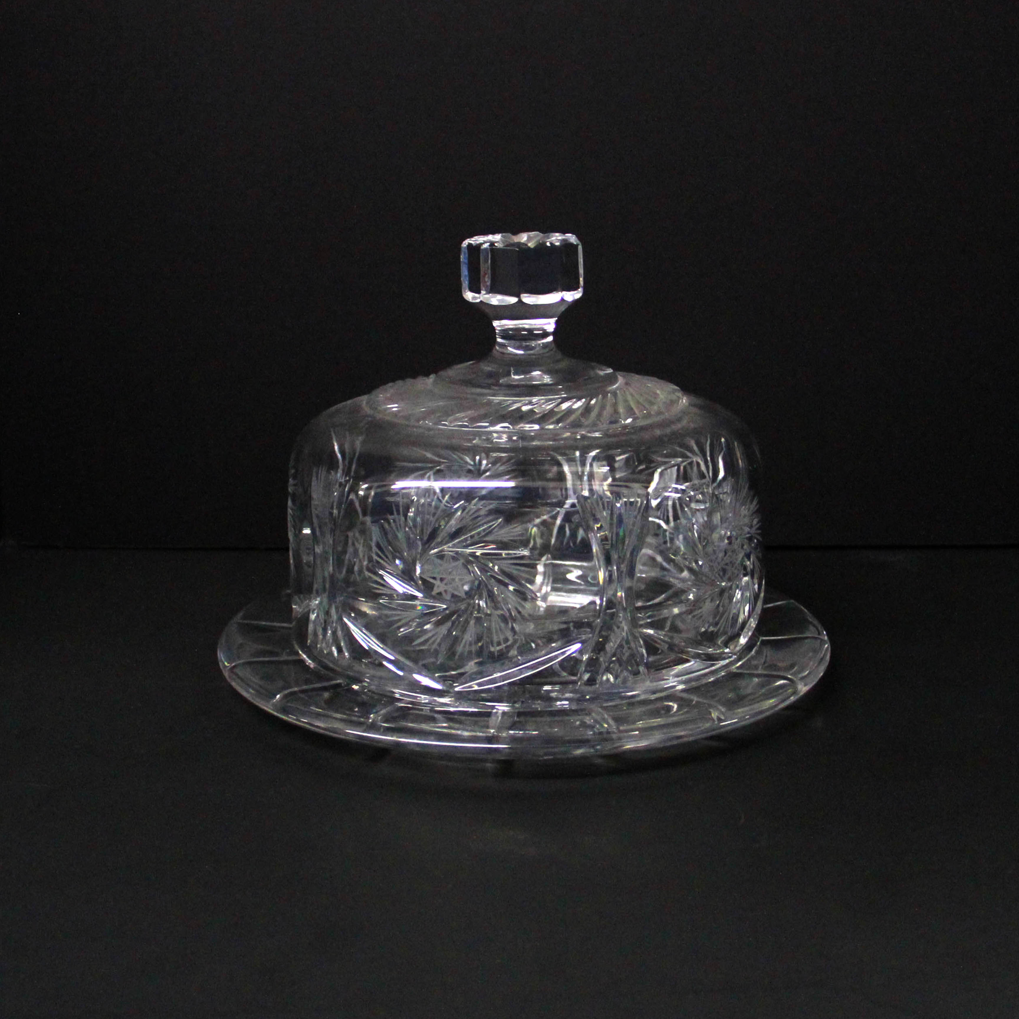Crystal Cake Dome and Platter