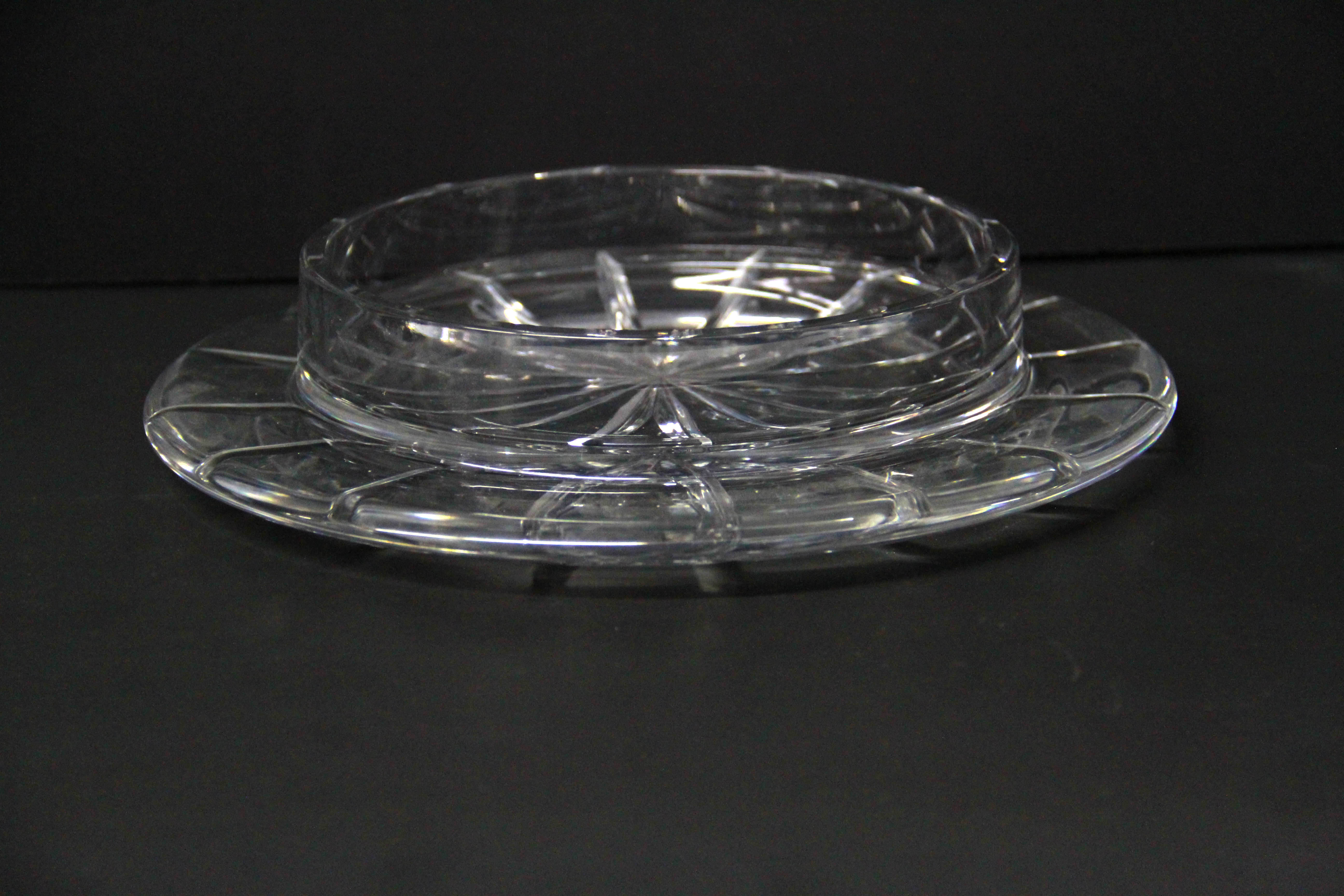 Crystal Cake Dome and Platter