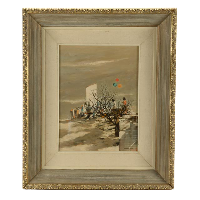 Robert Fabe Original Oil Painting on Board